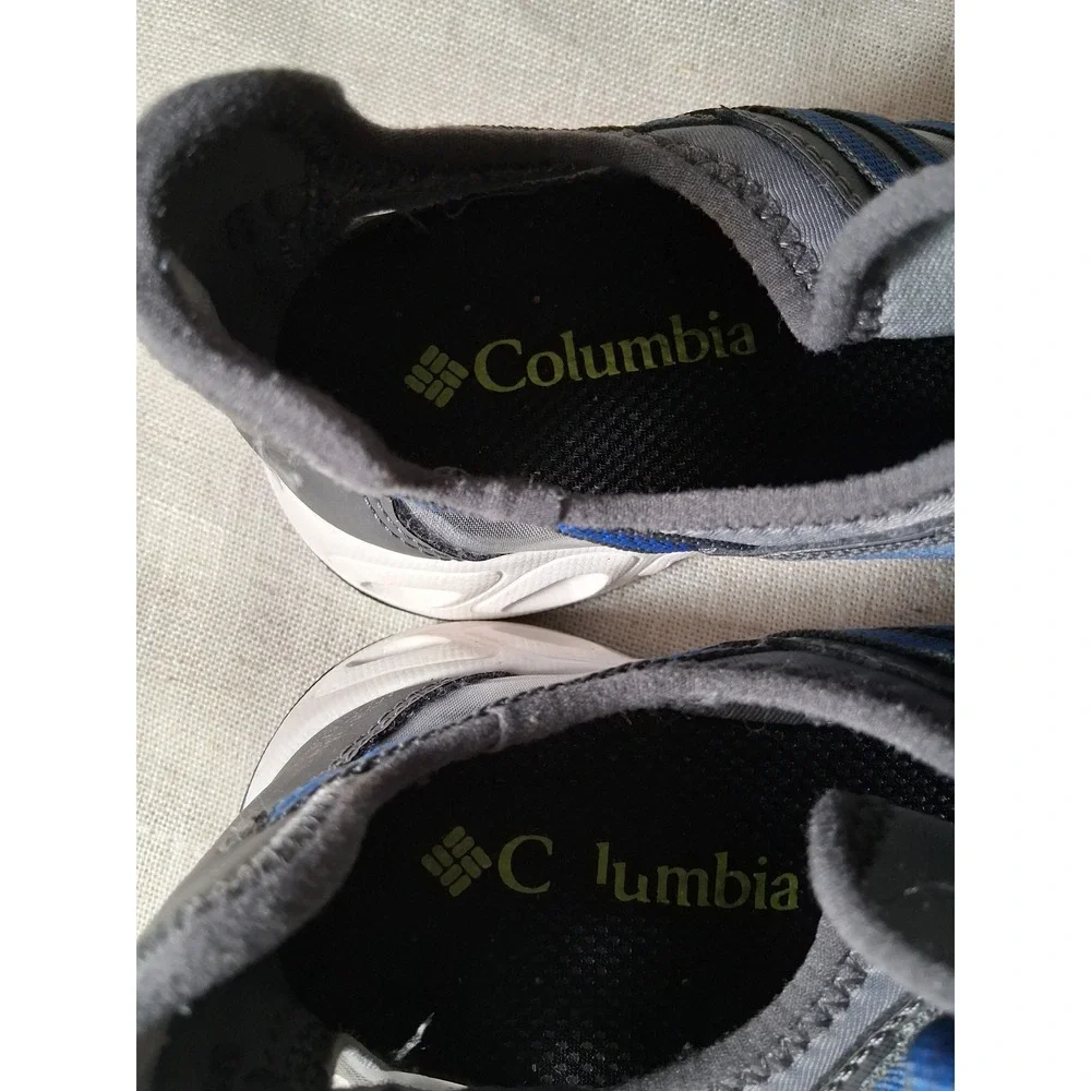 Columbia Kids Drainmaker IV Grey Blue Water Shoes Sneakers YY5441-033 Size 3